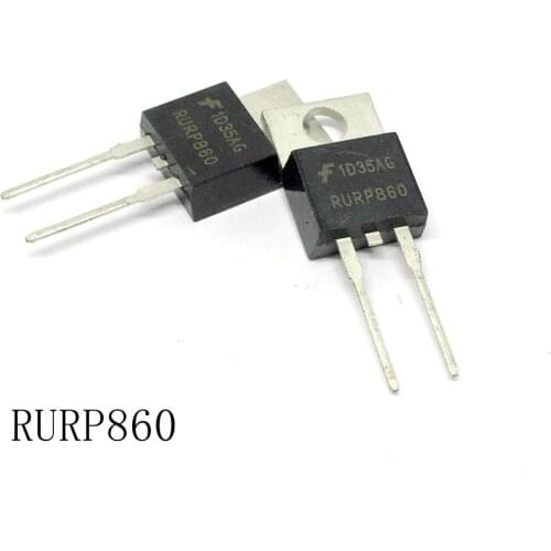 Fast Recovery Rectifiers RURP860 TO-220-2 8A/600V 10pcs/lots new in stock