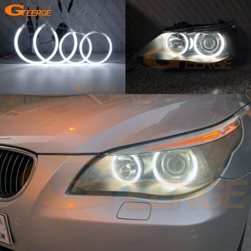 For BMW E60 E61 M5 520i 525i 530i 540i 545i 550i Pre LCI 2003-2007 Ultra bright CCFL Angel Eyes Halo Rings Day Light Car styling