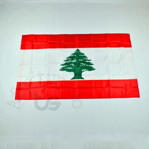 Lebanon 90*150cm lebanese flag Banner 3x5 Foot national flag for meet,Parade,party.Hanging,decoration