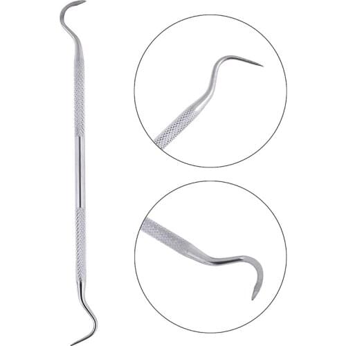 1PCS Stainless Steel Double Ends Dentist Teeth Clean Hygiene Explorer Probe hook Pick Dental Tool Products
