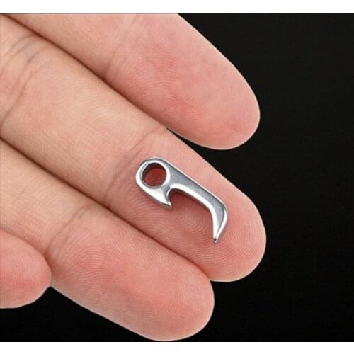 Small Durable Multifunction Tools Stainless Steel Gift Fashion Bottle Opener Home Keychain Easy Operate Camping Outdoor Mini