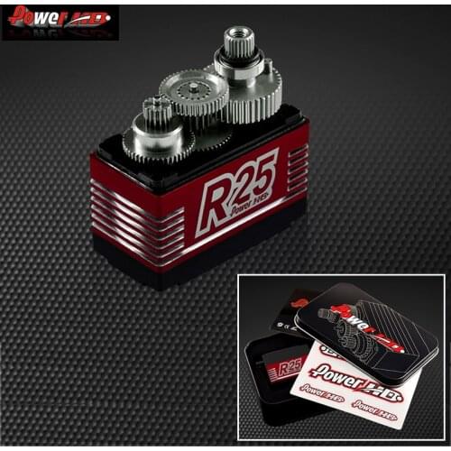 1pcs Power HD R25 High Voltage 20Kg 0.11s High-Speed Metal Gear High Voltage Servo
