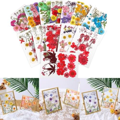 38 Styles Real Dried Flowers Dry Plants Pressed Flower Epoxy Resin Fillings For Nail Art For DIY Jewelry Making Home Decor Craft