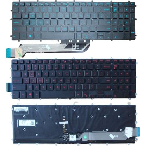 New US Red/Blue Backlit Laptop Keyboard for Dell 7566 5565 5567 7567 5587 3779 5568 G5 G7 G3-3579