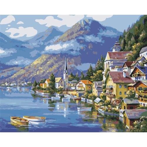 Ontology Love Painting By Numbers Kits Diy Gift For Kids Adults Diy Gift Desert Abstract Oil Painting Kits For Modern Home Decor
