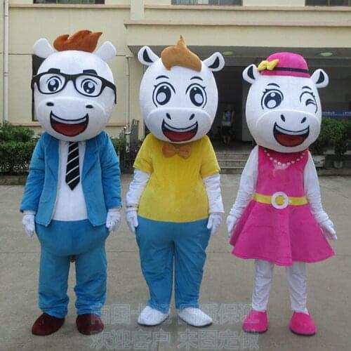 Wholesale New Version Horse Mascot Costume Carnival Festival Dress Outfit Adult Size