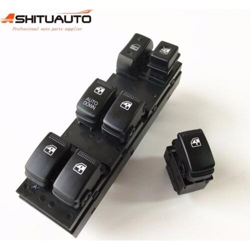 AshituAuto Car Window Lifter Control Switch Front Left Right Rear For Hyundai Tucson 2004-2010 OEM93570-2E000