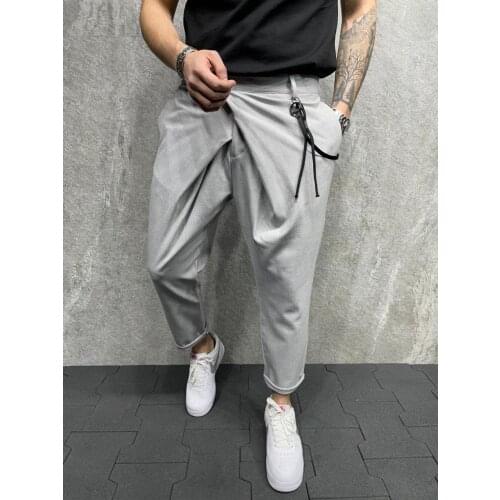Premium Baggy Casual Mens Baggy Pants Gray