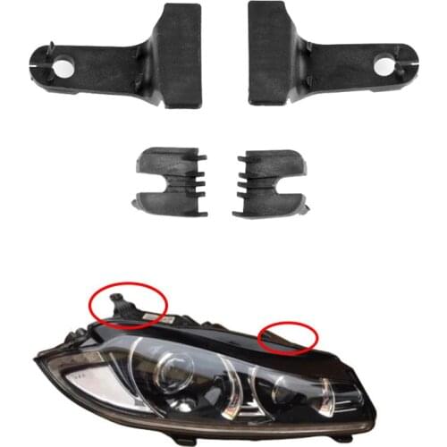 1 Set Auto Headlight Bracket Clip Repair kit Paw for Jaguar XF 2012-2015 Headlamp ABS Plastic Feet Fixing Claw Repair kit