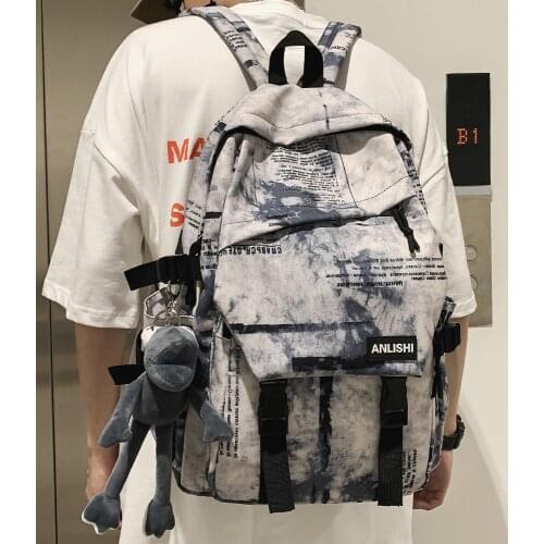 School Bag for Boys Girls Laptop Book Bags Nylon Cool Student Male Bags College Travel Waterproof Shoulder Backpack