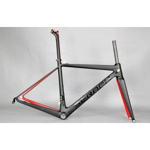 T1000 super light carbon bicycle frame . New 2019 Super Light Di2 Compatible OEM Carbon Road Bike Frames, SERPAH frame
