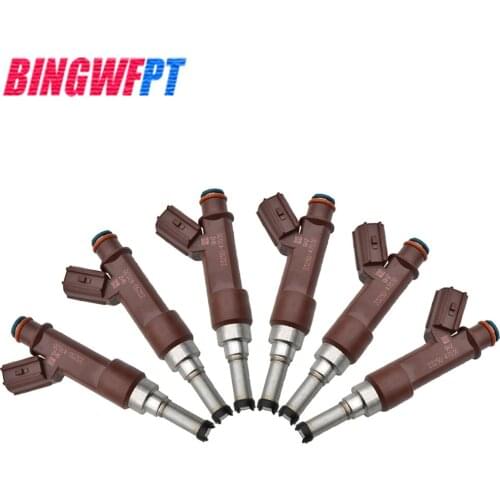 6pcs 23250-47030 Fuel Injectors For TOYOTA JP VITZ 2010 RACTIS 2010-2016 1.3L 1NRFE 2325047030 2320949225
