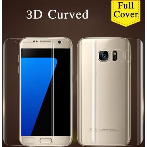 YKSPACE Soft 3D Curved Full Cover Front Back Rear Screen Protector film For Samsung Galaxy S6 S7 Edge S8 S9 Plus Note 8 7 FE 9