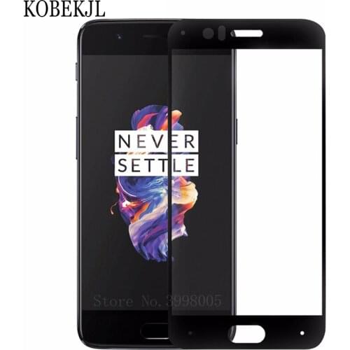 Tempered Glass For OnePlus 5 Screen Protector OnePlus 5 Tempered Glass OnePlus 5 OnePlus5 A5000 Full Cover Protective Film 5.5"