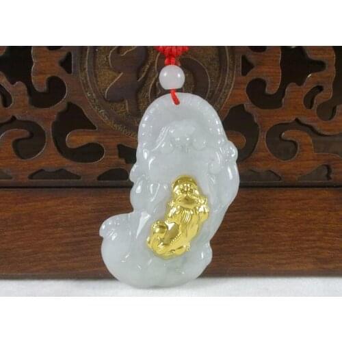Women Men Jade Pendants Hot Selling Bouddha Hetian Jade Necklace Pendant On promotion 2018 good quality