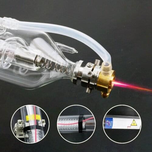 0122 Veci CO2 Laser Tube 80W 1250mm*80 Glass Laser Lamp For CO2 Laser Engraving Machine Pipe Carving Cutting Marking Spare Part
