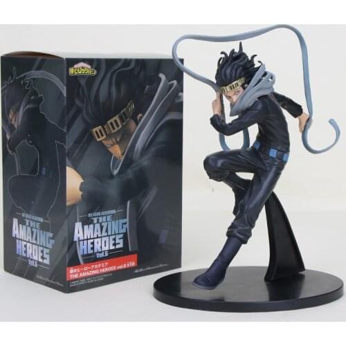 20cm Anime My Hero Academia Figure Toys The Amazing Heroes Aizawa Shouta PVC Action Figure Model Toys