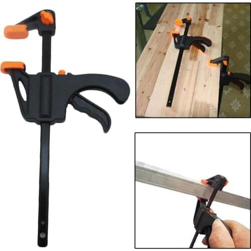 4 Inch Fast Fixed Clip Woodworking F-Type Clamp Pliers DIY Carpenter Hand Tool