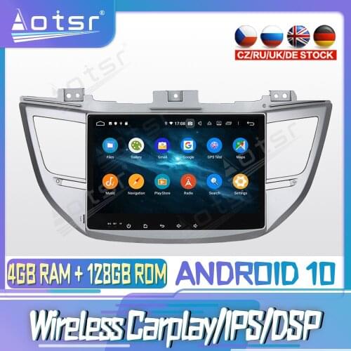 Android 10 PX6 128G For Hyundai IX35Tucson2015Carplay DVD GPS Navigation Auto Radio Stereo Video Multimedia Player HeadUnit 2din