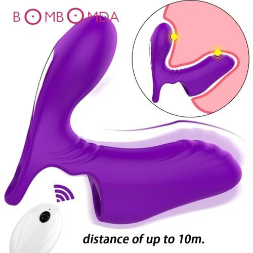 Wirless Remote Finger Vibrator G Spot Massager Clitoral Vibrate Sex Toy for Women Adult Product for Couple Female Erotic Orgasm