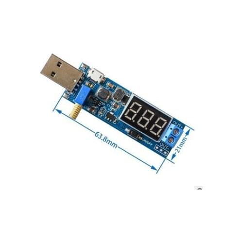 DC-DC 5V to 3.5V / 12V USB Step UP / Down Power Supply Module Adjustable Boost Buck Converter Out DC 1.2V-24V
