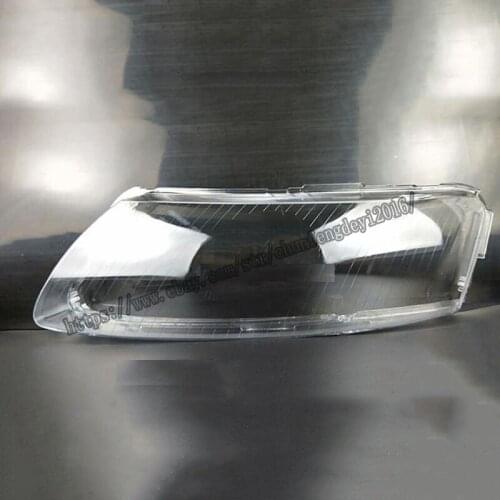For Audi A6 C6 2006-2011 Headlight Headlamp Lens Cover Right&Left 2pcs Car modification accessories