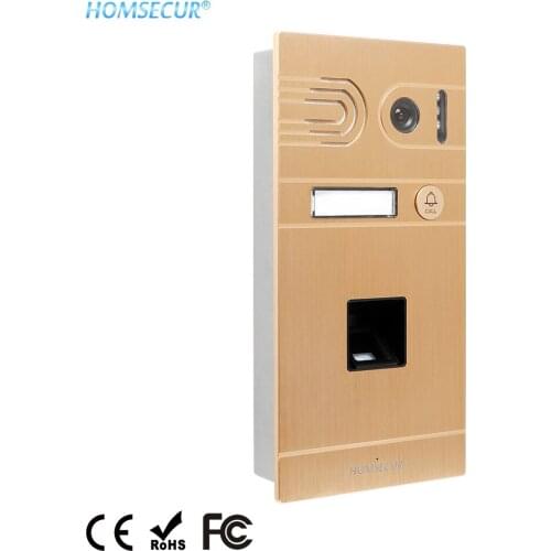 HOMSECUR 110 degree Waterproof Outdoor Camera Unit with Fingerprint 1.3MP BC061HD-G For HDK Series Door Phone System