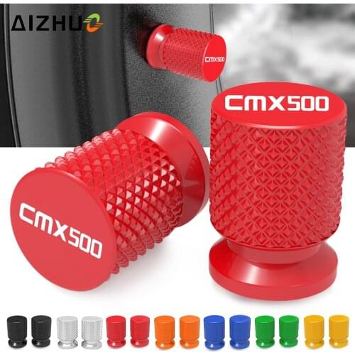 Motorcycle Rebel Tire Valve Wheel Tyre Valve Air Port Cover Cap CNC Aluminum FOR HONDA REBEL CMX500 300 2017-2019 CMX500 logo