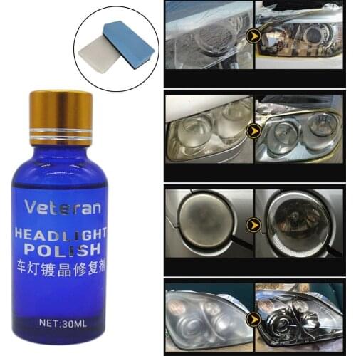 News 30ML Car Headlight Repair Coating Solution Repair Kit Oxidation Rearview Coating Headlight Polishing Anti-scratch Liquid