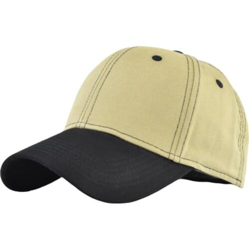 2020 New fashion patchwork solid color cotton baseball cap summer men and women outdoor sport travel casual shade snapback hat