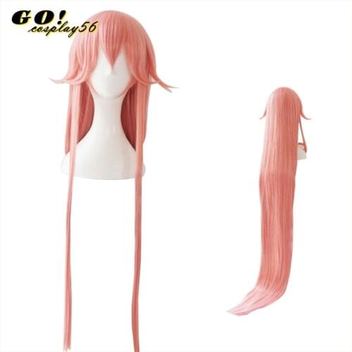 Tamamo no Mae Cosplay Wig Fate Grand Order EXTRA CCC Caster Berserker Alterego TMAMO NINE Pink Long Straight Synthetic Hair