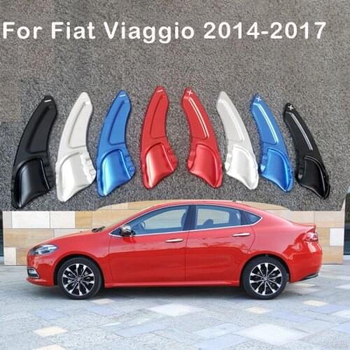 Multicolor Aluminum Shifter of Car Steering Wheel Shift Paddle Gear Extention for Fiat Viaggio 2014-2017