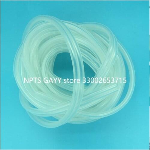 10M Double line ultra soft silicone ink hose tube for Epson DX5 head Mimaki cap top Mutoh VJ1604 1624 1618 pump assembly pipe
