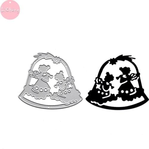 Fairy Bell Slimline Cutting Dies Scrapbooking Embossing Folders for Card Making Metal Craft DIY Stencils Clear Stamps Dies