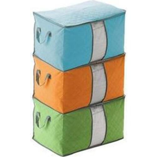 Bamboo Charcoal Quilt Storage Bag Laundry Pillows Convenient Travel Large Capacity Portable Storage Bag