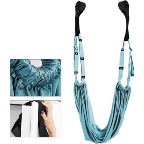 Gym Hanging Inversion Swing Aerial Yoga Hammock Stretcher Band Belt Health Yoga Dance Gymnastics Training Accessories