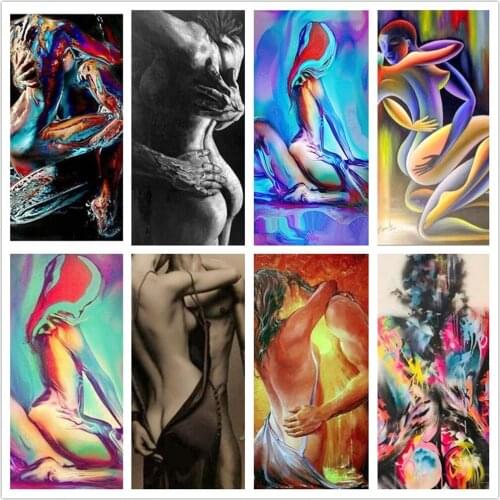 Uone Diamond Painting Aлмазная Mозаика Genshin DIY Cross Stitch Sex Love Cople Embroidery Rhinestone KidsMystery Box Home Decor