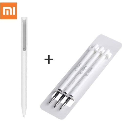 In Stock Original Xiaomi Mijia 9.5mm Signing pen PREMEC Smooth Switzerland Refill Black MiKuni Japan Ink Mijia Sign Pen