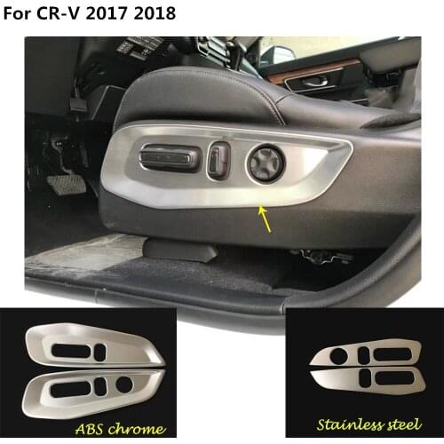 High Quality car memory remember recall recollection seat adjustment knob button switch trim For Honda CRV CR-V 2017 2018
