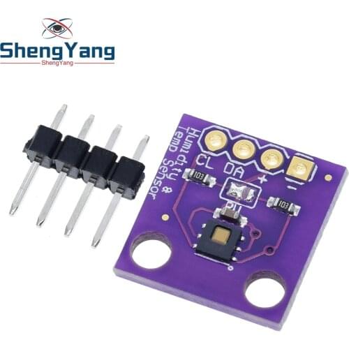 TZT HDC1080 module Low Power, GY-213V-HDC1080 High Accuracy Digital Humidity Sensor with Temperature Sensor For Arduino