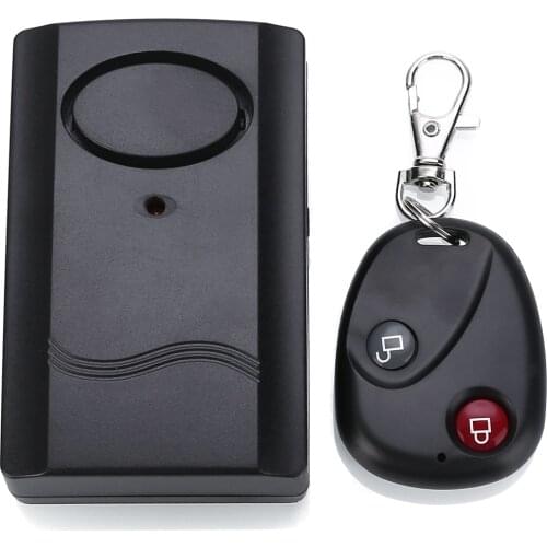 1SET 120db 9V Black Motorbike Scooter Security Alarm Anti Theft Device + Remote Wireless Control For Motorcycle Accessories