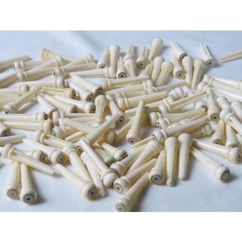 10sets of Nice (60pcs)White Acoustic Guitar Pressure string column H-02