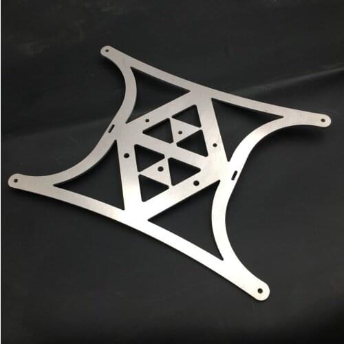 Tornado 3D printer aluminum alloy light weight Y carriage plate upgrade forTornado 3d printer 4MM Thickness