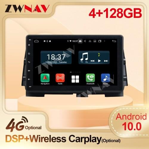 4+128G Carplay 2 Din Android Multimedia Stereo Receiver For Nissan KICKS 2016 2017 2018 GPS Navi BT Radio Audio Player Head Unit