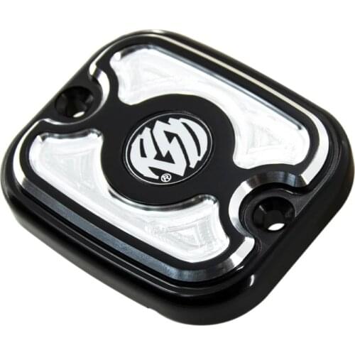 RSD Motorcycle Parts Accessories Front Brake Cylinder Cover for Harley Touring 2008-2018, V-Rod 2008-2018, Softail 2015-2018