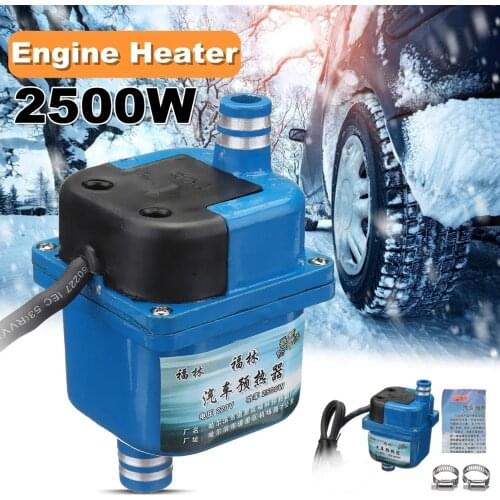 220V 2500W Auto Car Engine Pump Water Tank Air Cooled Engine Heater Preheater