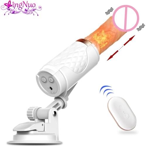 Wireless Thrusting Dildo Penis Vibrator Female with Suction Cup Rechargeable Sex Toys For Women Real Sex Anal Adults Product