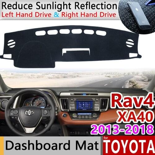 For Toyota Rav4 XA40 2013~2018 RAV 4 40 Anti-Slip Mat Dashboard Dash Cover Pad Sunshade Dashmat Accessories 2014 2015 2016 2017