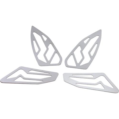 Motorcycle Applicable Modified Accessories Scooter, 304 Stainless Steel Pedal, Front Pedal Straight Up for Zontes 310m