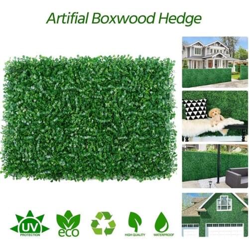 2021 new 40x60cm Artificial Grass Plant Lawn Panels Wall Fence Home Garden Backdrop Decor Lawn Panels Wall Fence Backdrop